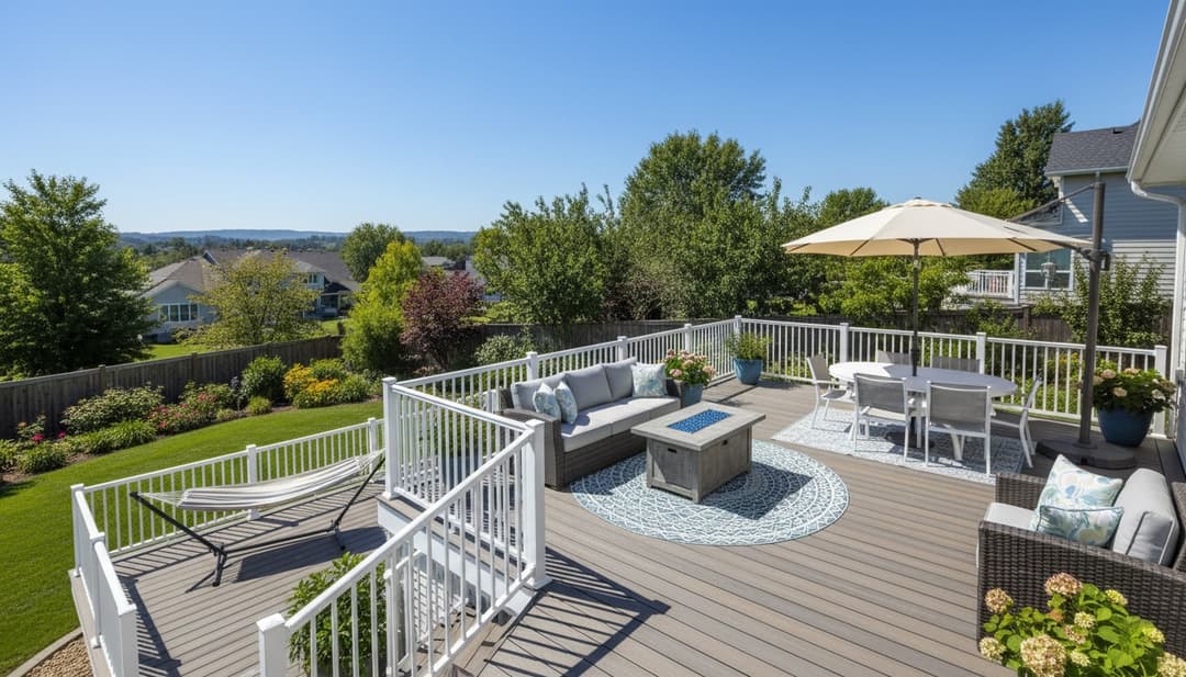 14x20 Composite Deck — Smyrna