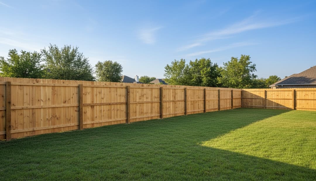 6 ft Wood Privacy Fence — Smyrna